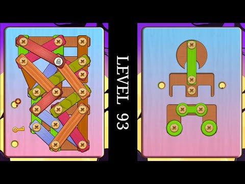Video guide by DB2 Gaming: Wood Nuts & Bolts Puzzle Level 93 #woodnutsamp