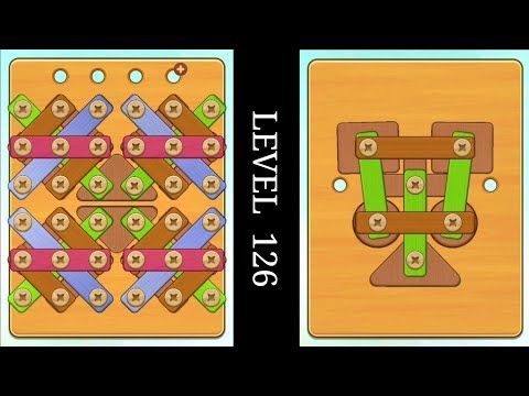 Video guide by DB2 Gaming: Wood Nuts & Bolts Puzzle Level 126 #woodnutsamp