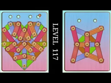 Video guide by DB2 Gaming: Wood Nuts & Bolts Puzzle Level 117 #woodnutsamp