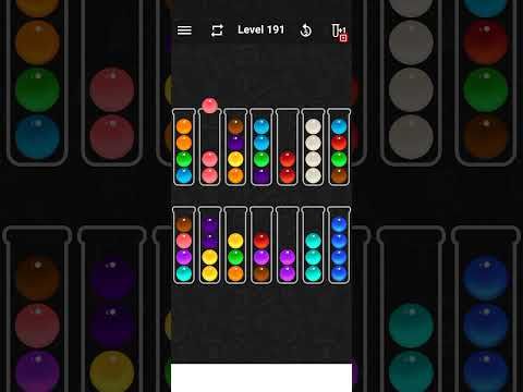 Video guide by Game Help: Ball Sort Color Water Puzzle Level 191 #ballsortcolor