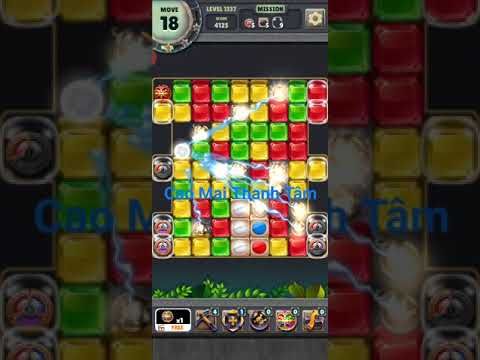 Video guide by Calculus Physics Chem Accounting Tam Mai Thanh Cao: Jewel Blast : Temple Level 1337 #jewelblast