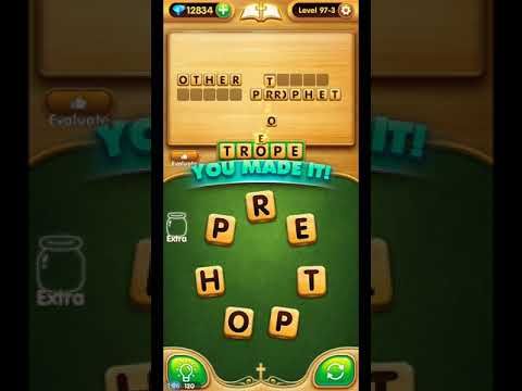 Video guide by ETPC EPIC TIME PASS CHANNEL: Bible Word Puzzle Chapter 97 - Level 3 #biblewordpuzzle