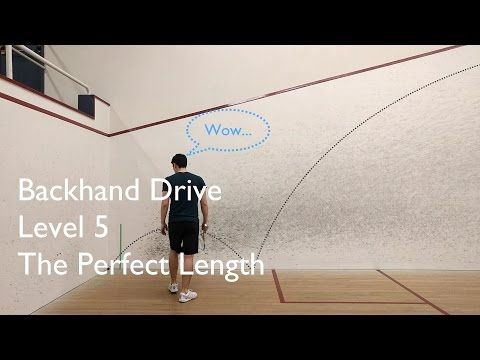 Video guide by The Pursuit of Squash: Drive Level 5 #drive