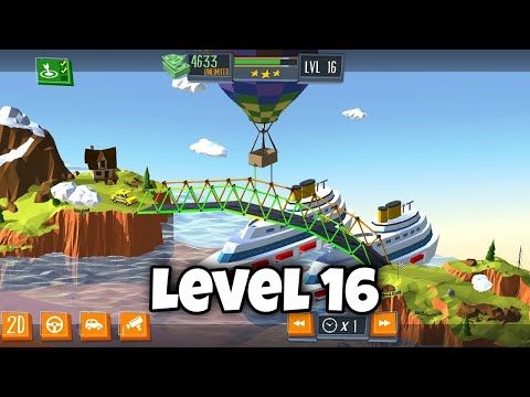 Video guide by Bend Gaming: Build a Bridge! Level 16 #buildabridge