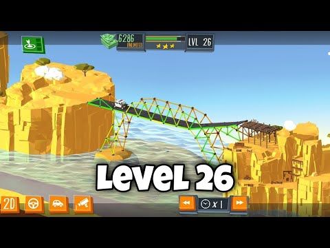 Video guide by Bend Gaming: Build a Bridge! Level 26 #buildabridge