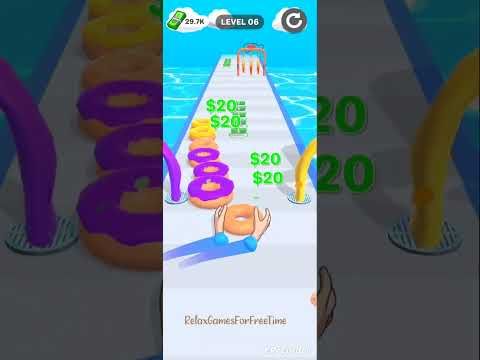 Video guide by Relax Games For Free Time: Donut Games Level 6 #donutgames