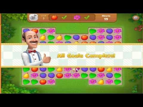 Video guide by Carter& Slayne: Gardenscapes Level 3 #gardenscapes