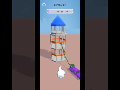 Video guide by Silver Arrow Gaming: Rope and Demolish Level 17 #ropeanddemolish