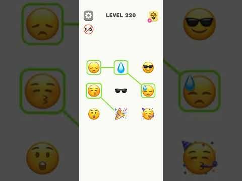 Video guide by GAMING WITH MOHEEZ: Emoji Puzzle! Level 220 #emojipuzzle