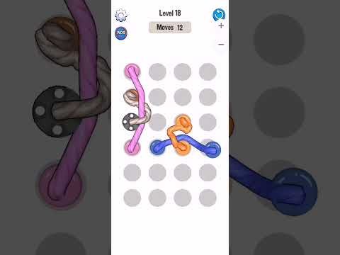 Video guide by TRI GAMING: Tangle Rope: Twisted 3D Level 18 #tangleropetwisted