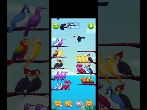 Video guide by RADHE - RADHE Gaming 6543: Bird Sort Puzzle Level 144 #birdsortpuzzle