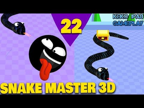 Video guide by KEKO IPAD GAMEPLAY: Snake Master 3D Level 22 #snakemaster3d