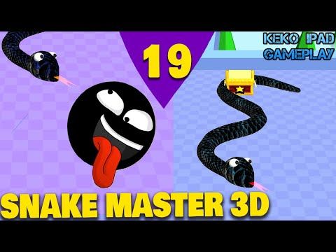 Video guide by KEKO IPAD GAMEPLAY: Snake Master 3D Level 19 #snakemaster3d