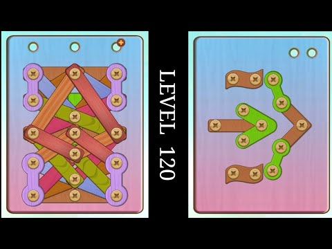 Video guide by DB2 Gaming: Wood Nuts & Bolts Puzzle Level 120 #woodnutsamp