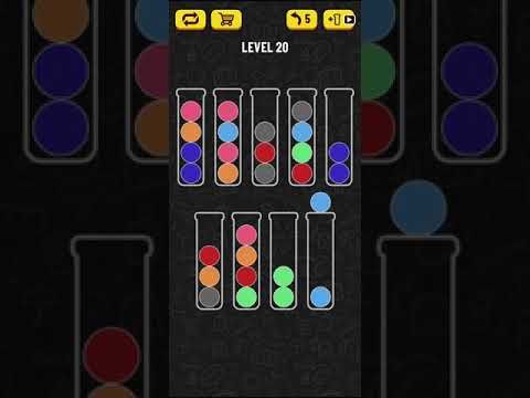 Video guide by Mobile games: Ball Sort Puzzle Level 20 #ballsortpuzzle