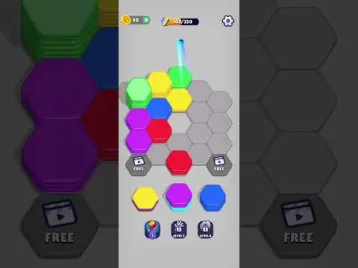 Video guide by Craft Gamer: Hexa Sort Part 6 - Level 4 #hexasort