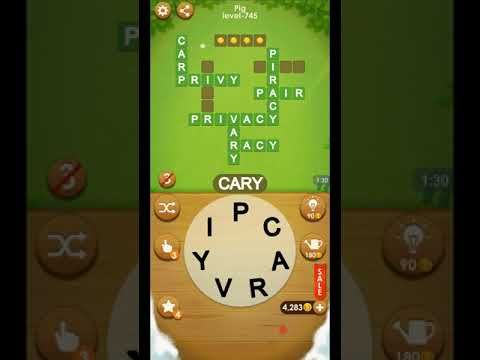 Video guide by ETPC EPIC TIME PASS CHANNEL: Word Farm Cross Level 745 #wordfarmcross