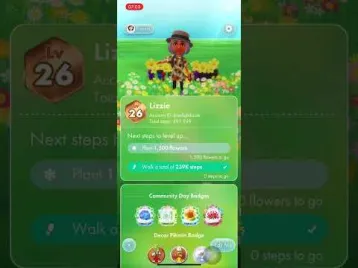 Video guide by Lizzie Blooms – Level 40: Pikmin Bloom Level 26 #pikminbloom