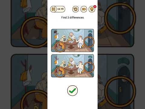 Video guide by Brain Games: Find Differences Level 19 #finddifferences