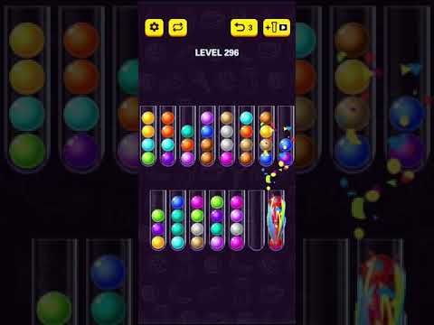 Video guide by Mobile games: Ball Sort Puzzle 2021 Level 296 #ballsortpuzzle