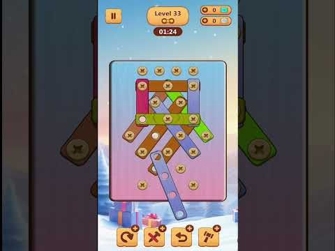 Video guide by TechNClub: Wood Nuts & Bolts Puzzle Level 33 #woodnutsamp