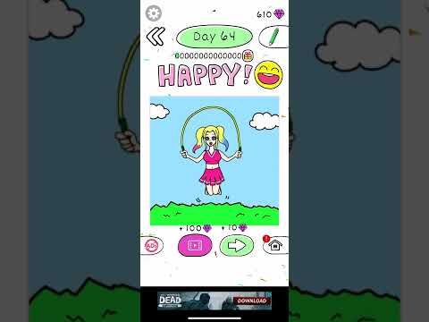 Video guide by KewlBerries: Draw Happy Queen Level 64 #drawhappyqueen