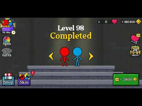 Video guide by Alifiyah Younus: Red and Blue Level 96 #redandblue