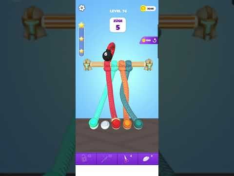 Video guide by Shorts_Handy_Gamer: Tangle Master 3D Level 74 #tanglemaster3d
