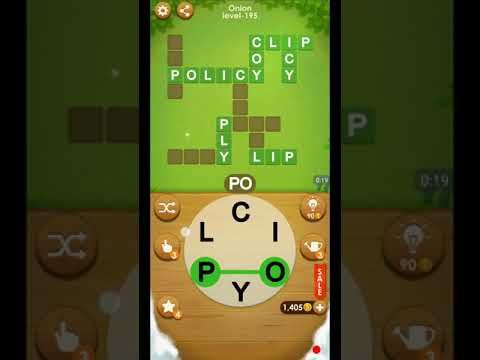 Video guide by ETPC EPIC TIME PASS CHANNEL: Word Farm Cross Level 195 #wordfarmcross