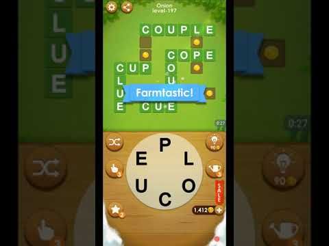 Video guide by ETPC EPIC TIME PASS CHANNEL: Word Farm Cross Level 197 #wordfarmcross