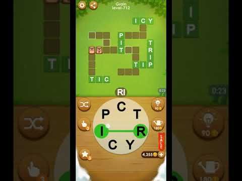 Video guide by ETPC EPIC TIME PASS CHANNEL: Word Farm Cross Level 712 #wordfarmcross