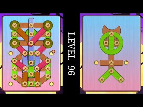 Video guide by DB2 Gaming: Wood Nuts & Bolts Puzzle Level 96 #woodnutsamp