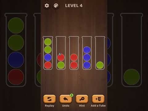 Video guide by Marcela Martinez: Ball Sort Puzzle Level 4 #ballsortpuzzle