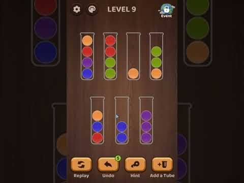 Video guide by Marcela Martinez: Ball Sort Puzzle Level 9 #ballsortpuzzle