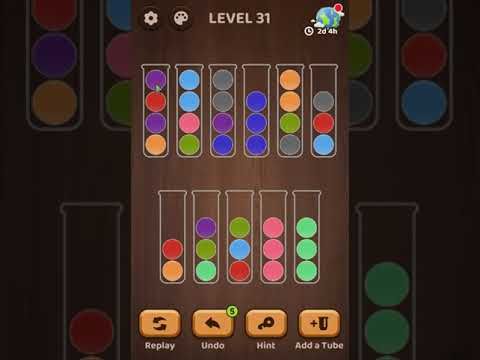 Video guide by Marcela Martinez: Ball Sort Puzzle Level 31 #ballsortpuzzle