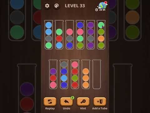 Video guide by Marcela Martinez: Ball Sort Puzzle Level 33 #ballsortpuzzle