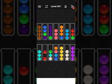 Video guide by Game Help: Ball Sort Color Water Puzzle Level 601 #ballsortcolor