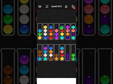 Video guide by Game Help: Ball Sort Color Water Puzzle Level 513 #ballsortcolor