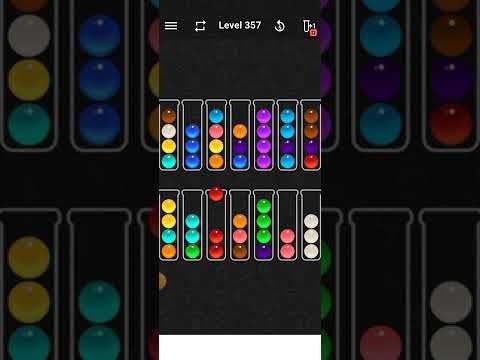 Video guide by JUDY ANN BOISER OFFICIAL: Ball Sort Color Water Puzzle Level 357 #ballsortcolor