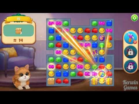 Video guide by Kerwin Games: Kitten Match Level 15 #kittenmatch
