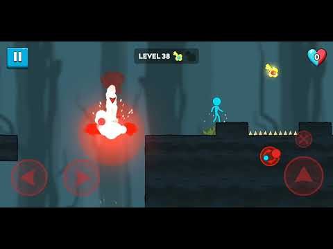 Video guide by Alifiyah Younus: Stickman Red And Blue Level 36 #stickmanredand