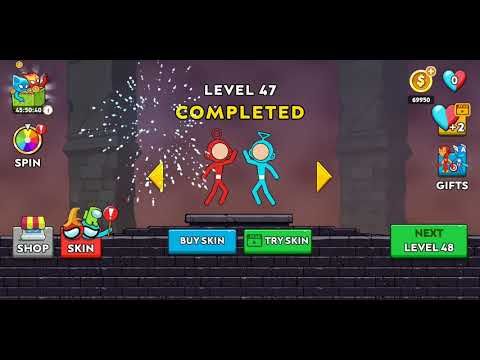 Video guide by Alifiyah Younus: Stickman Red And Blue Level 46 #stickmanredand