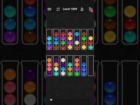 Video guide by etenia Productions: Ball Sort Color Water Puzzle Level 1009 #ballsortcolor
