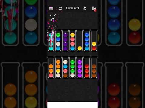 Video guide by Game Help: Ball Sort Color Water Puzzle Level 439 #ballsortcolor