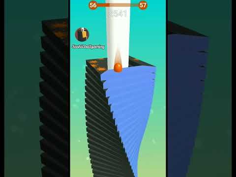 Video guide by Sushil.ballgaming: Happy Stack Ball Level 56 #happystackball