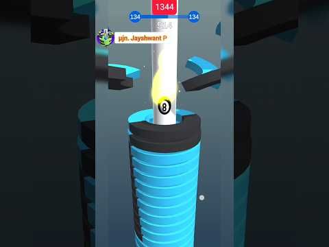 Video guide by μJn. Jayshwant P: Happy Stack Ball Level 1344 #happystackball