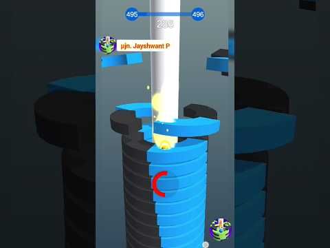 Video guide by μJn. Jayshwant P: Happy Stack Ball Level 495 #happystackball