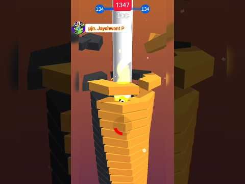 Video guide by μJn. Jayshwant P: Happy Stack Ball Level 1347 #happystackball