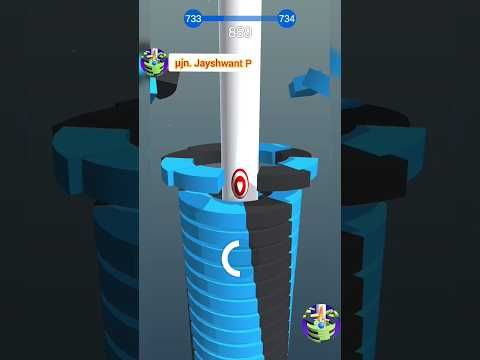 Video guide by μJn. Jayshwant P: Happy Stack Ball Level 733 #happystackball