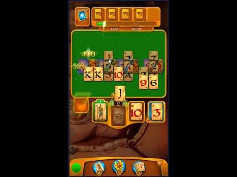Video guide by skillgaming: Pyramid Solitaire Level 596 #pyramidsolitaire